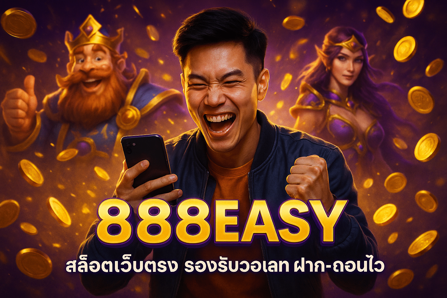 888EASY สล็อตเว็บตรง รองรับวอเลท ฝาก-ถอนไว