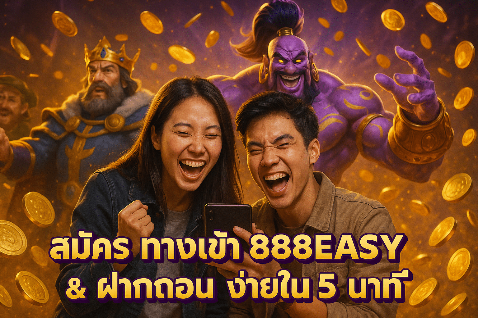สมัคร ทางเข้า 888EASY & ฝากถอน ง่ายใน 5 นาที