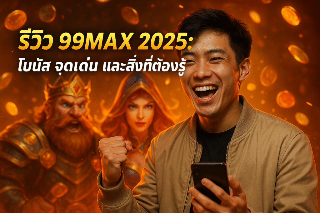 รีวิว 99MAX 2025: โบนัส จุดเด่น และสิ่งที่ต้องรู้